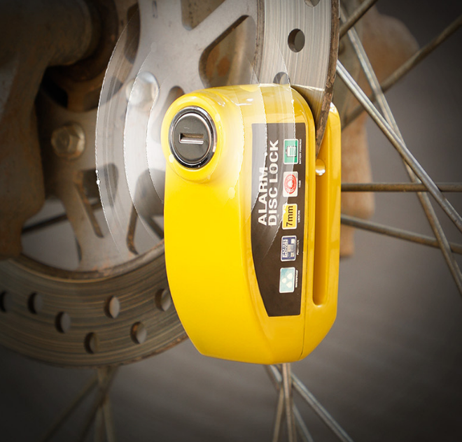 Iock de frein à disque d'alarme de vélo électrique