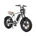 Bianco-Bici elettrica in stile motociclistico M20