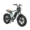 Verde-Bici elettrica in stile motociclistico M20